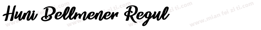 Huni_Bellmener Regul字体转换